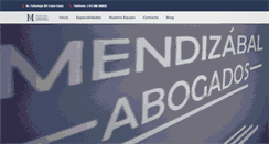 Desktop Screenshot of mendizabalabogados.com